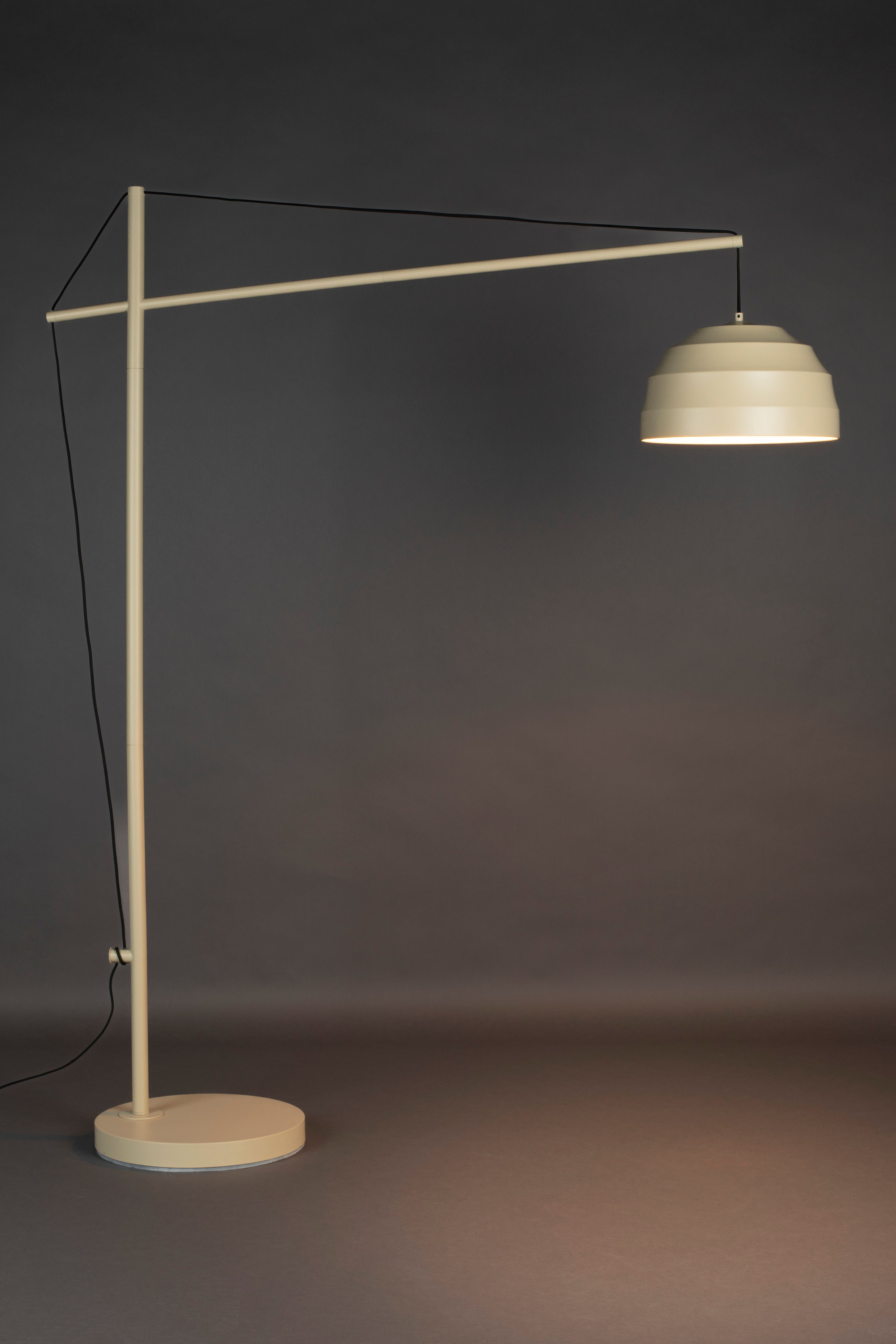 Dutchbone Liwa Arc Cream Floor Lamp